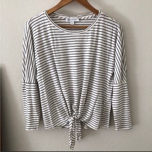 amour vert striped long sleeve shirt